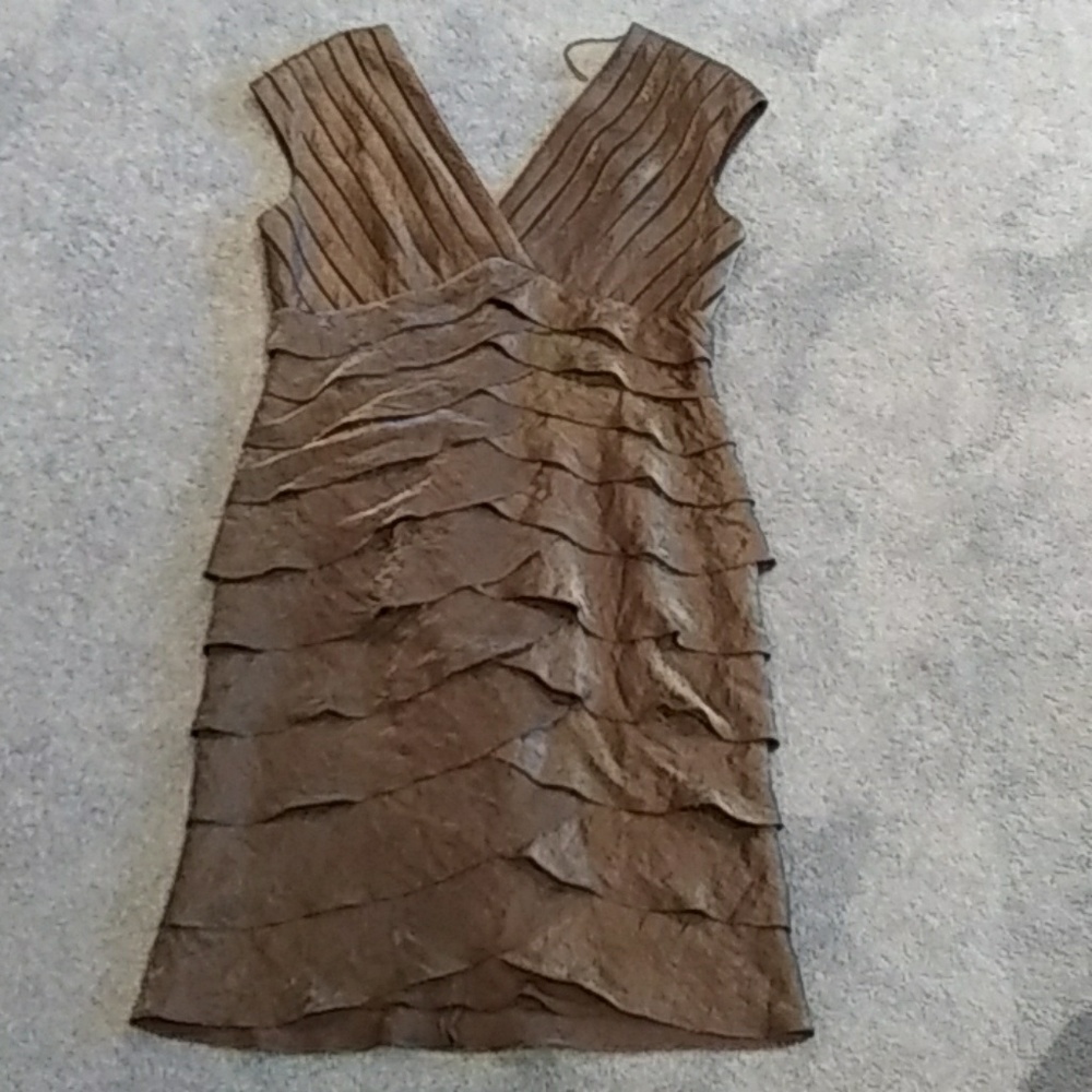 Adrianna Papell brown dress